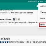 How to Hide WhatsApp Group Chat, Without Deleting or Leaving it?