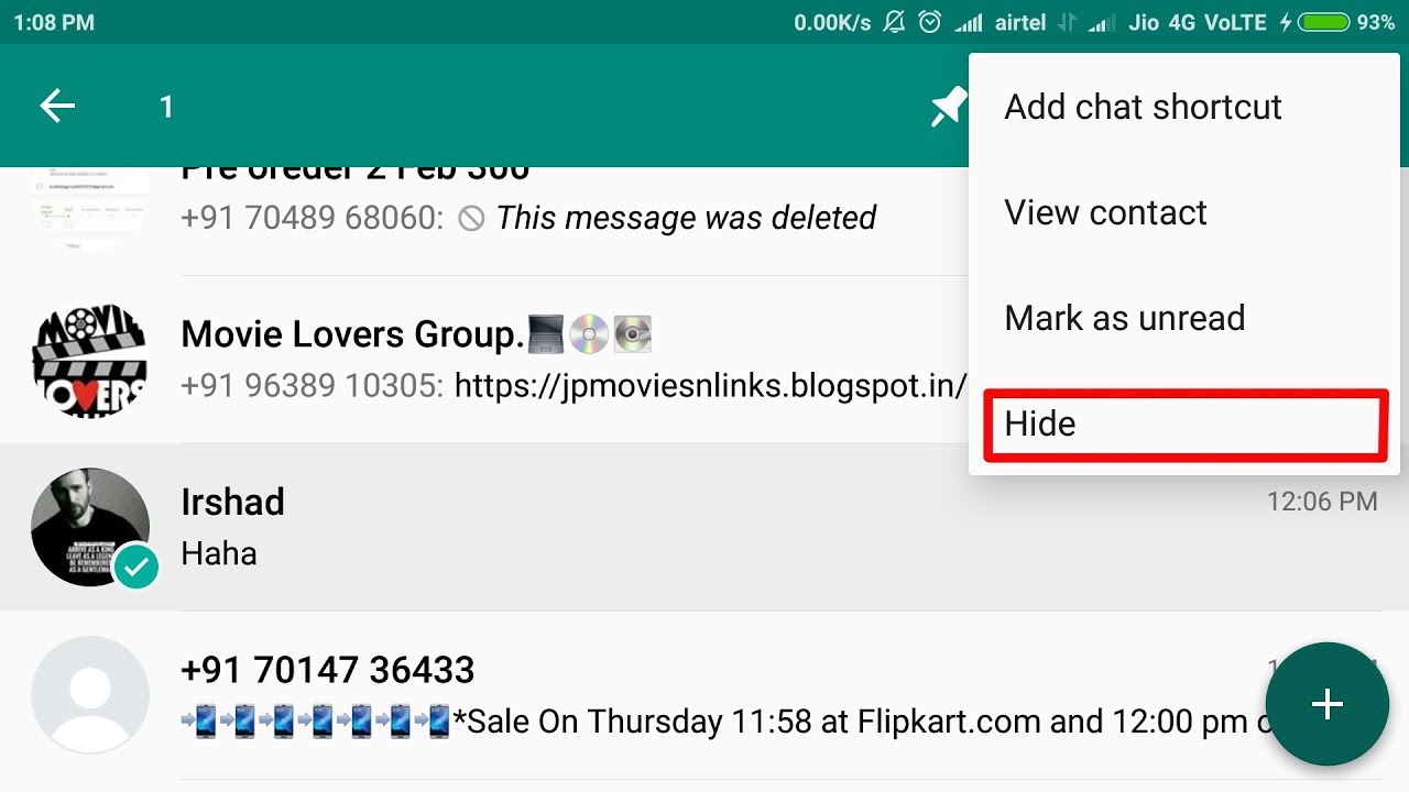 How to Hide WhatsApp Group Chat, Without Deleting or Leaving it