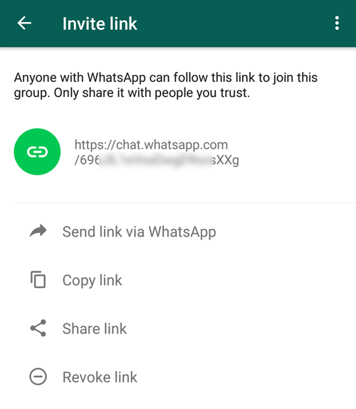 Create Whatsapp Group Invite Link Img2