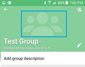 Set WhatsApp Group Photo Group Icon image3